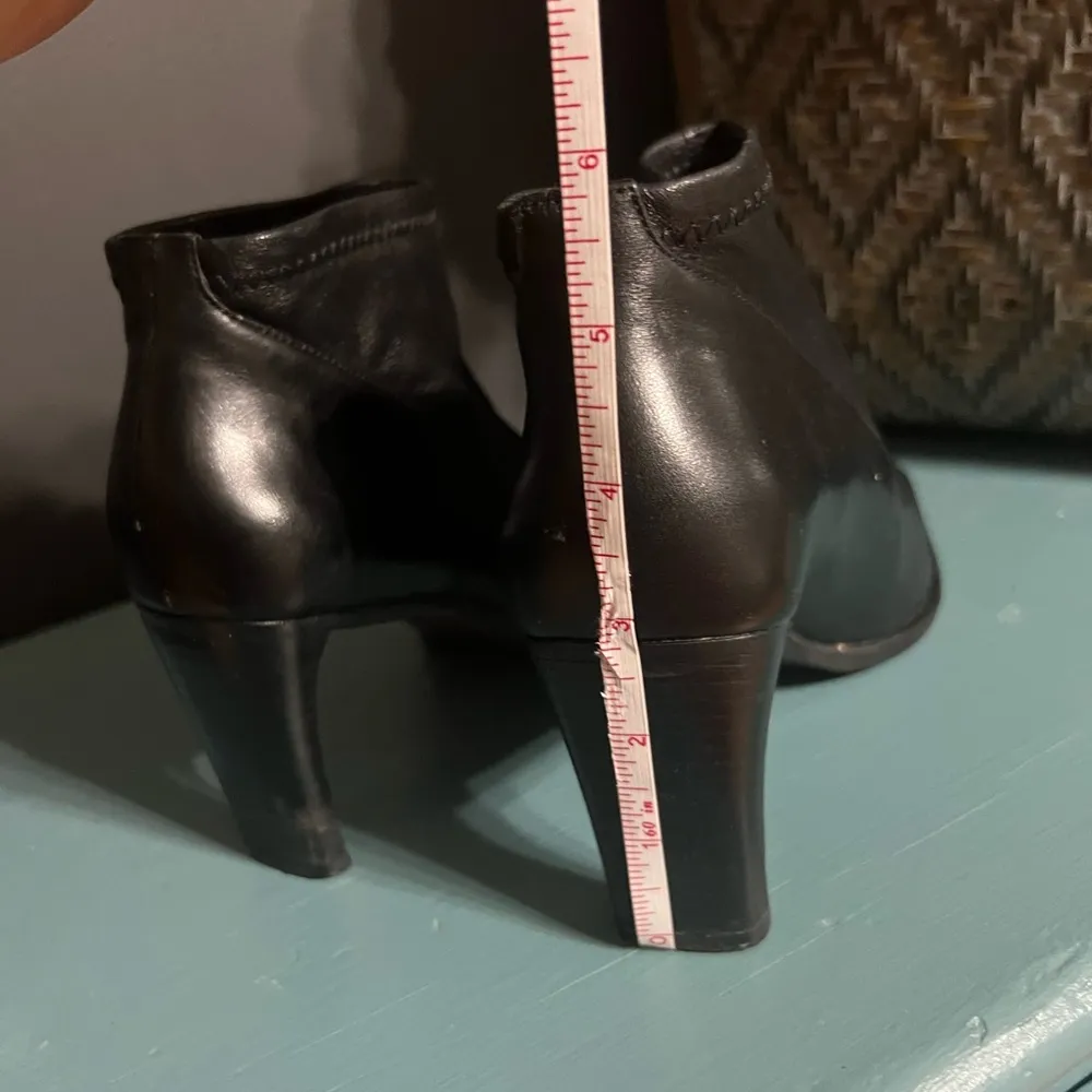 Black Leather Ankle Boots - Image 6