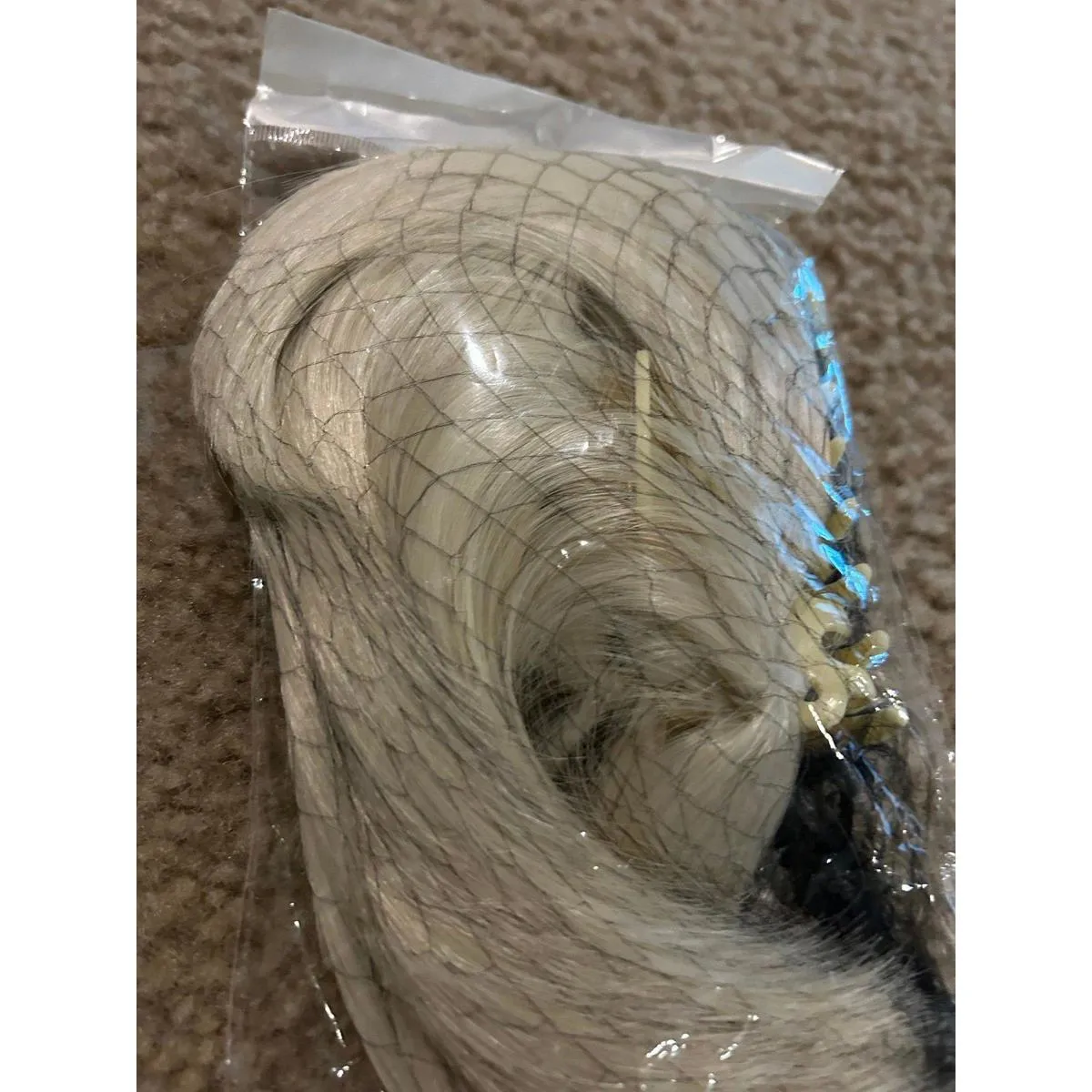 Faux Blonde Hair Extension False Wig - Image 2