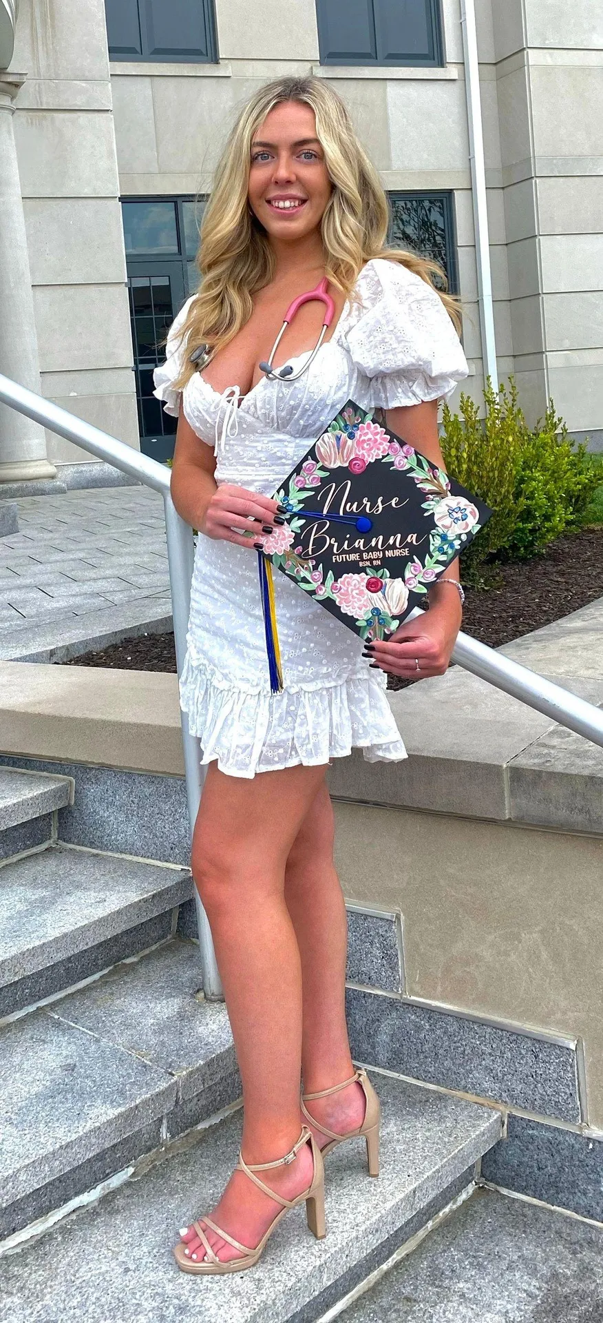 Hello Molly White Babydoll Dress - Image 5