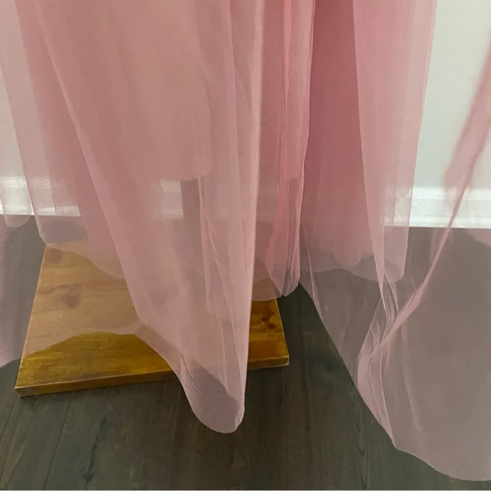 Oddy Midi Skirt Royal Tulle Lined Elastic Waist Ballet Tea Party Romantic Pink - Image 4