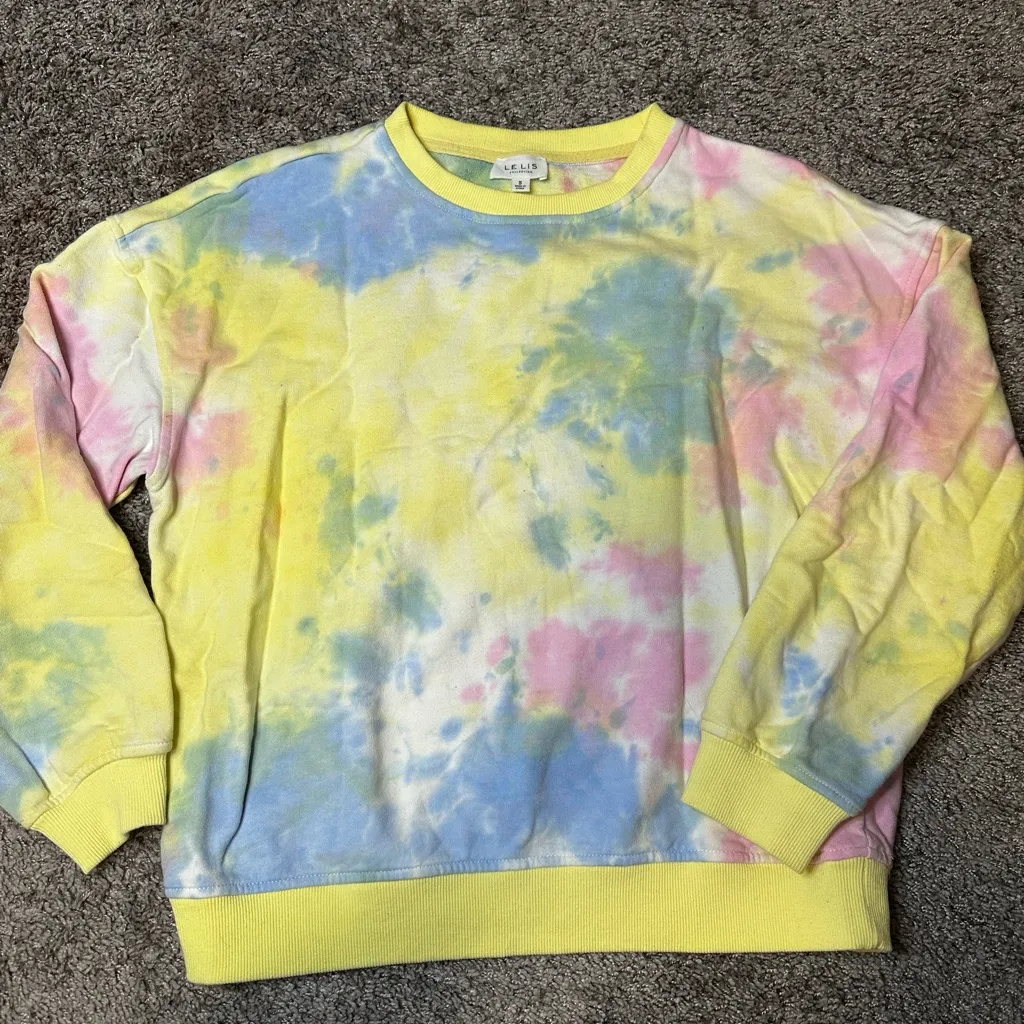 Le Lis Pastel Tie-Dye Sweatshirt - Image 2