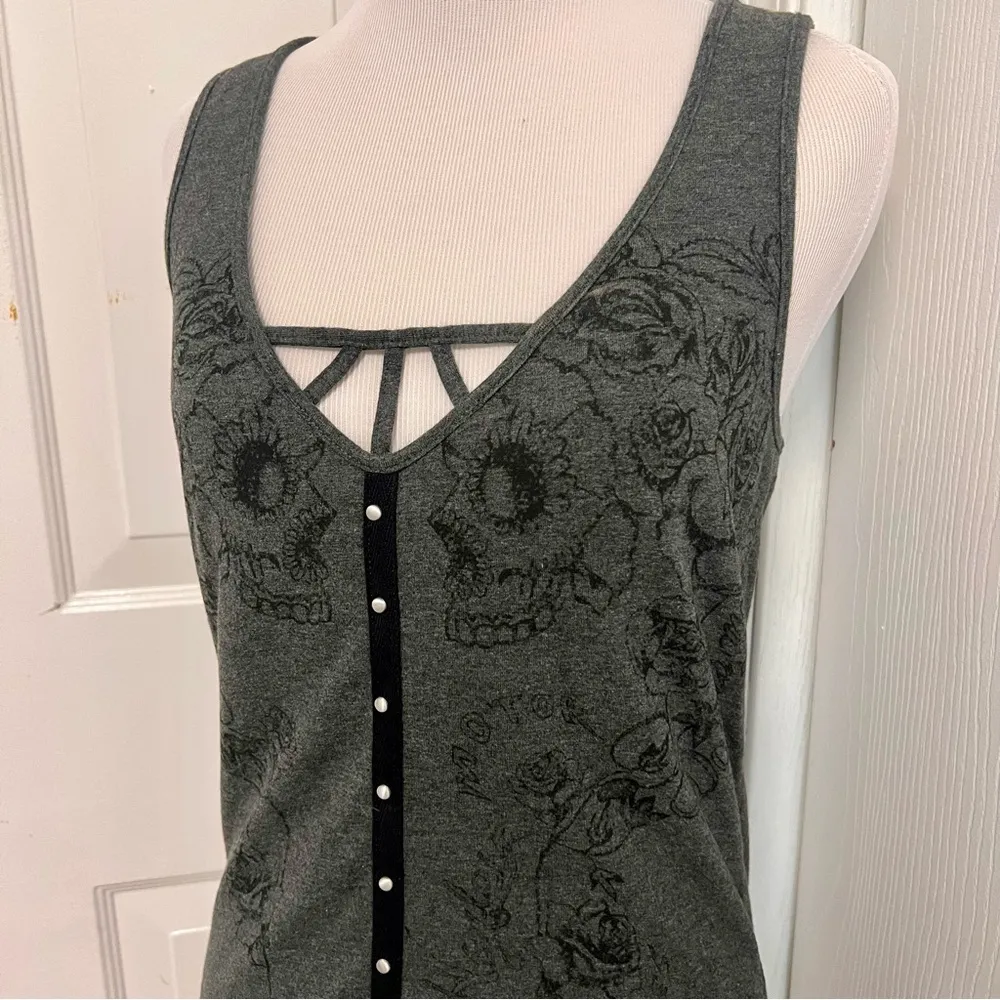 Harley Davidson Skull Detail Tank - Image 3