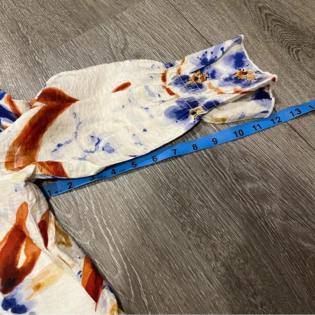 Multiples Multicolor Floral 3/4 Sleeve Lightweight Blouse Women’s Size XL - Image 8