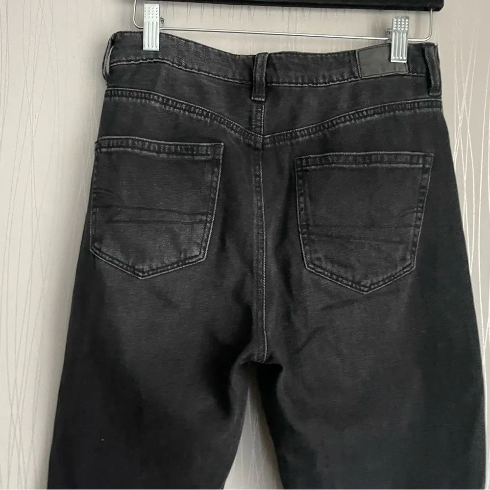 Highest Rise Mom Jean Size 4 Black Distressed - Image 5
