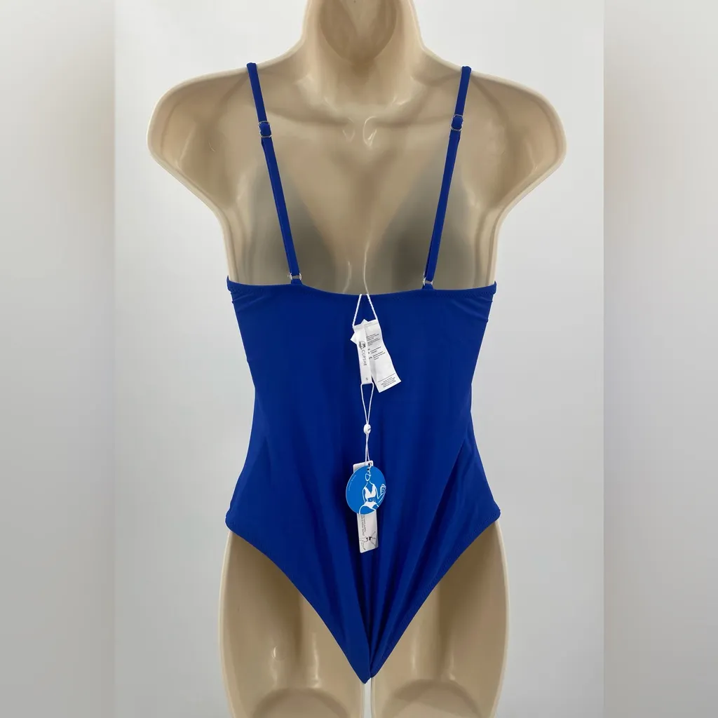 Cupshe 1 piece swimsuit, blue, size small‎ NWT - Image 4