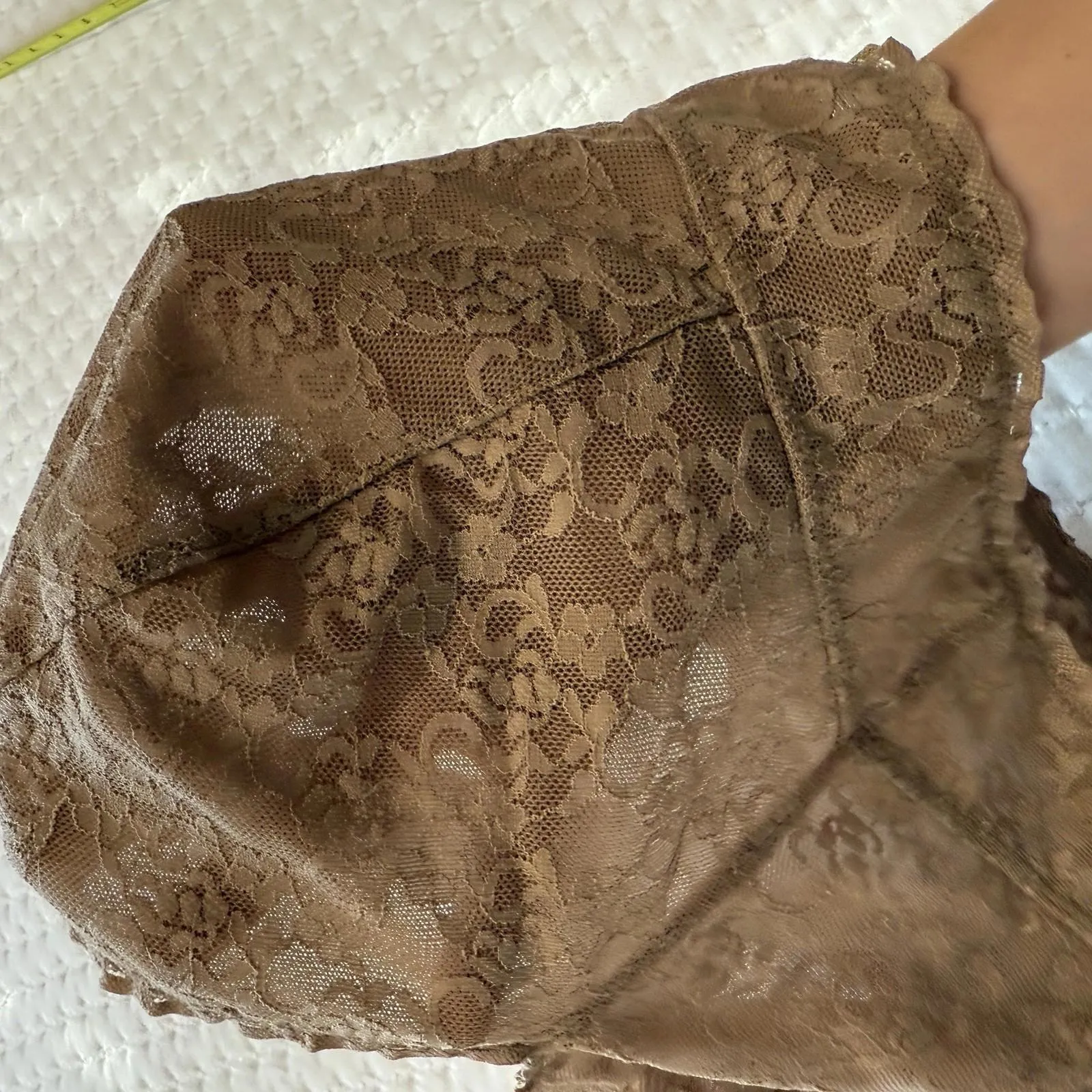 Cacique Nude Taupe Lace Bralette Women’s Sz 18 / 20 Unlined Wireless - Image 7