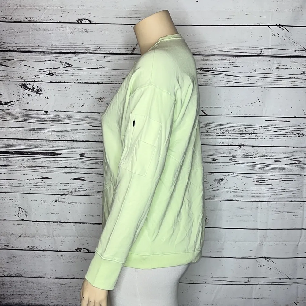All in Motion NWT Size XL Mint Green Crew Neck Sweatshirt w/ Thumbholes - Image 3