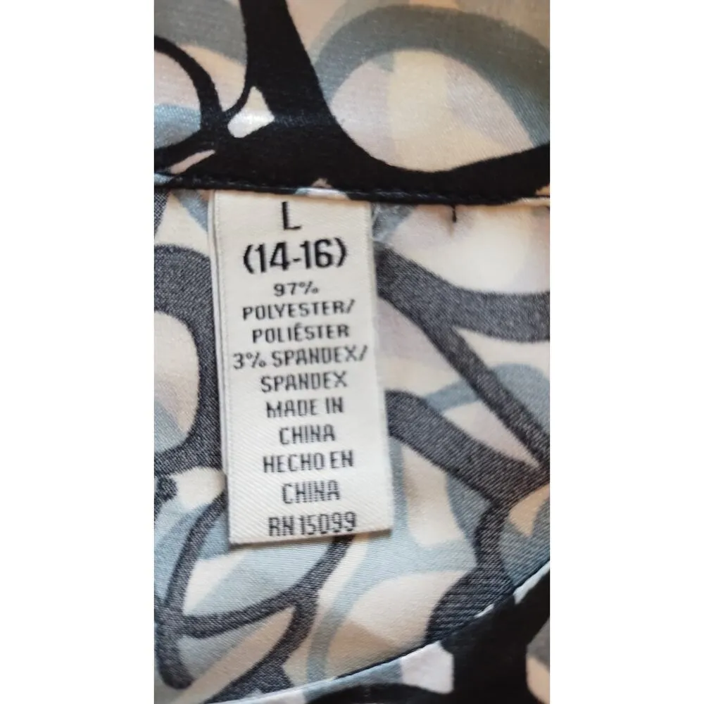 Covington Women's button down blouse Vintage size 14/16 Blazer - Image 8