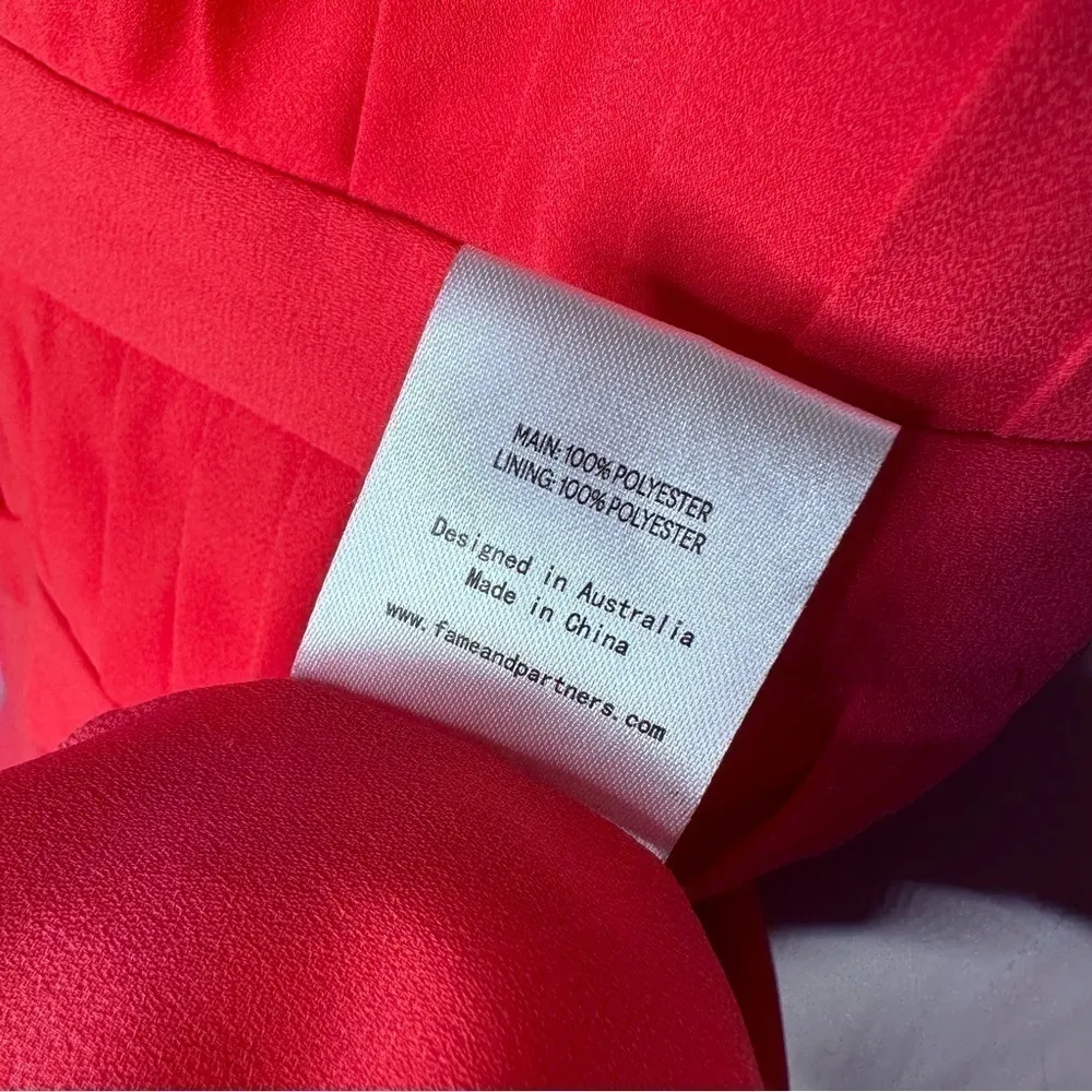 Fame and Partners Strappy Open Back Mini Dress Size 4 - Image 9