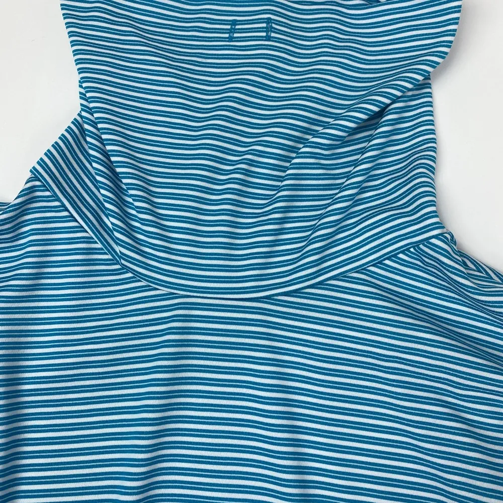 Rbx Striped Performance Top Women’s Size S Blue - Image 5