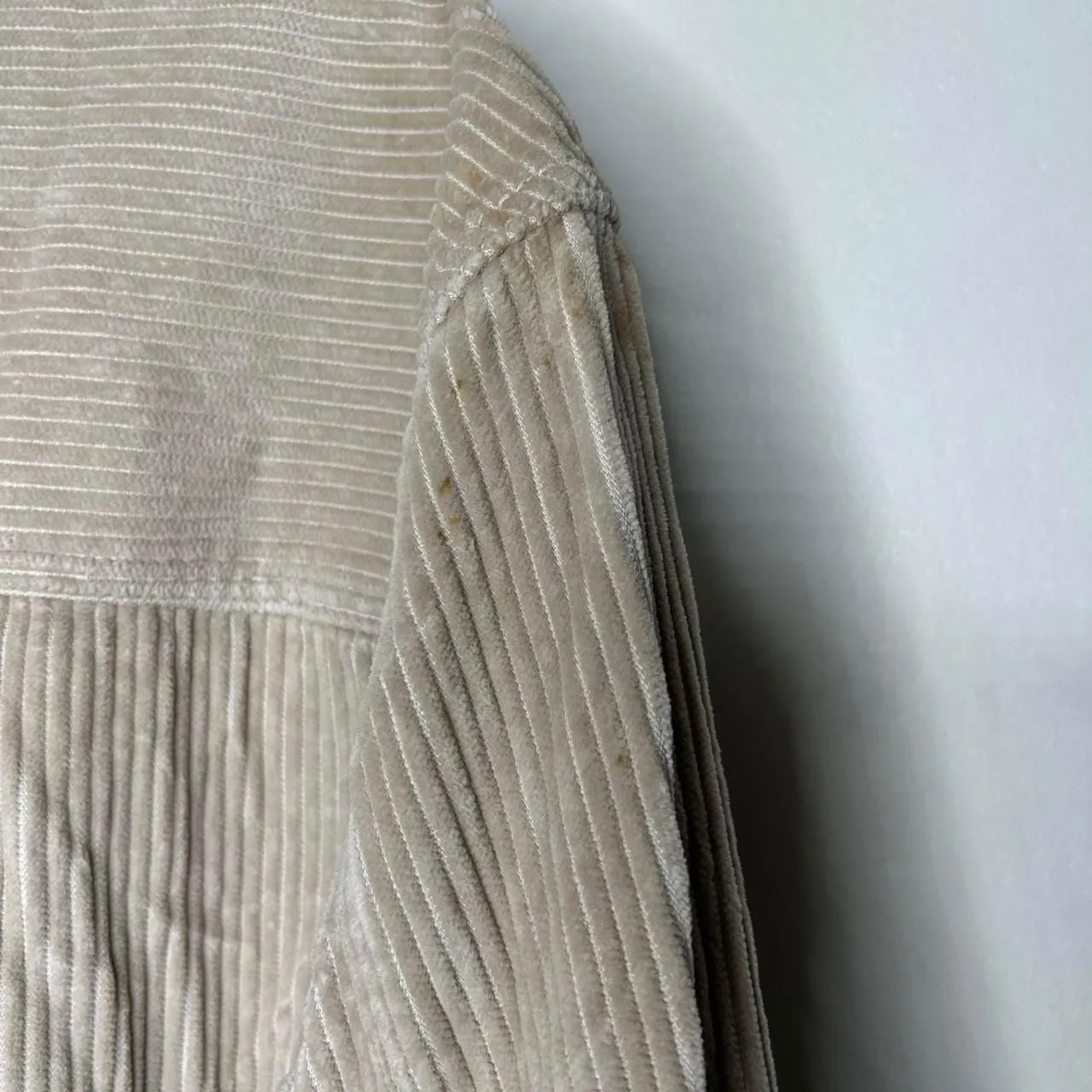 American-vintage Women's Cream and Tan Jacket - Image 6