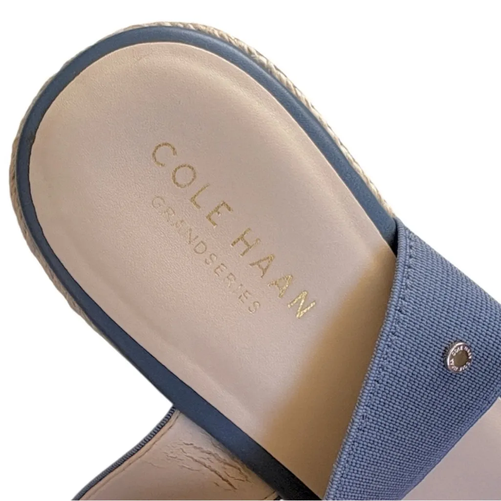 EUC Cole Haan Leather Cloudfeel
Espadrille Wedge Sandals Wedgewood Blue
Size 9 - Image 6