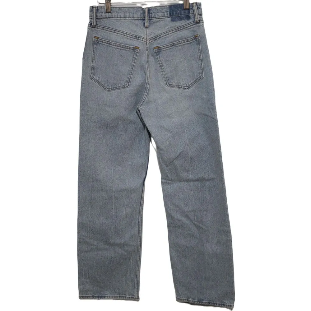 Abercrombie & Fitch The '90s Relaxed Jean High Rise Blue Jeans Size 26 2 NWT NEW - Image 2