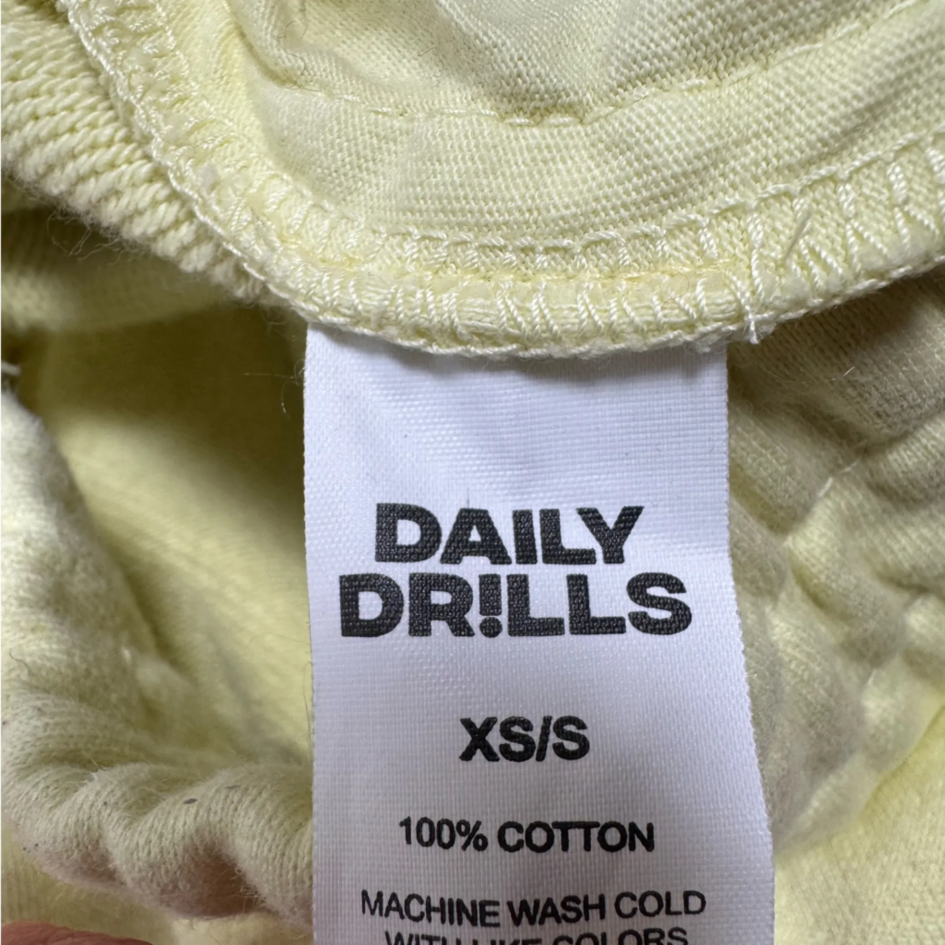 Daily Drills Super Shorts in Lemonade XS/S - Image 4