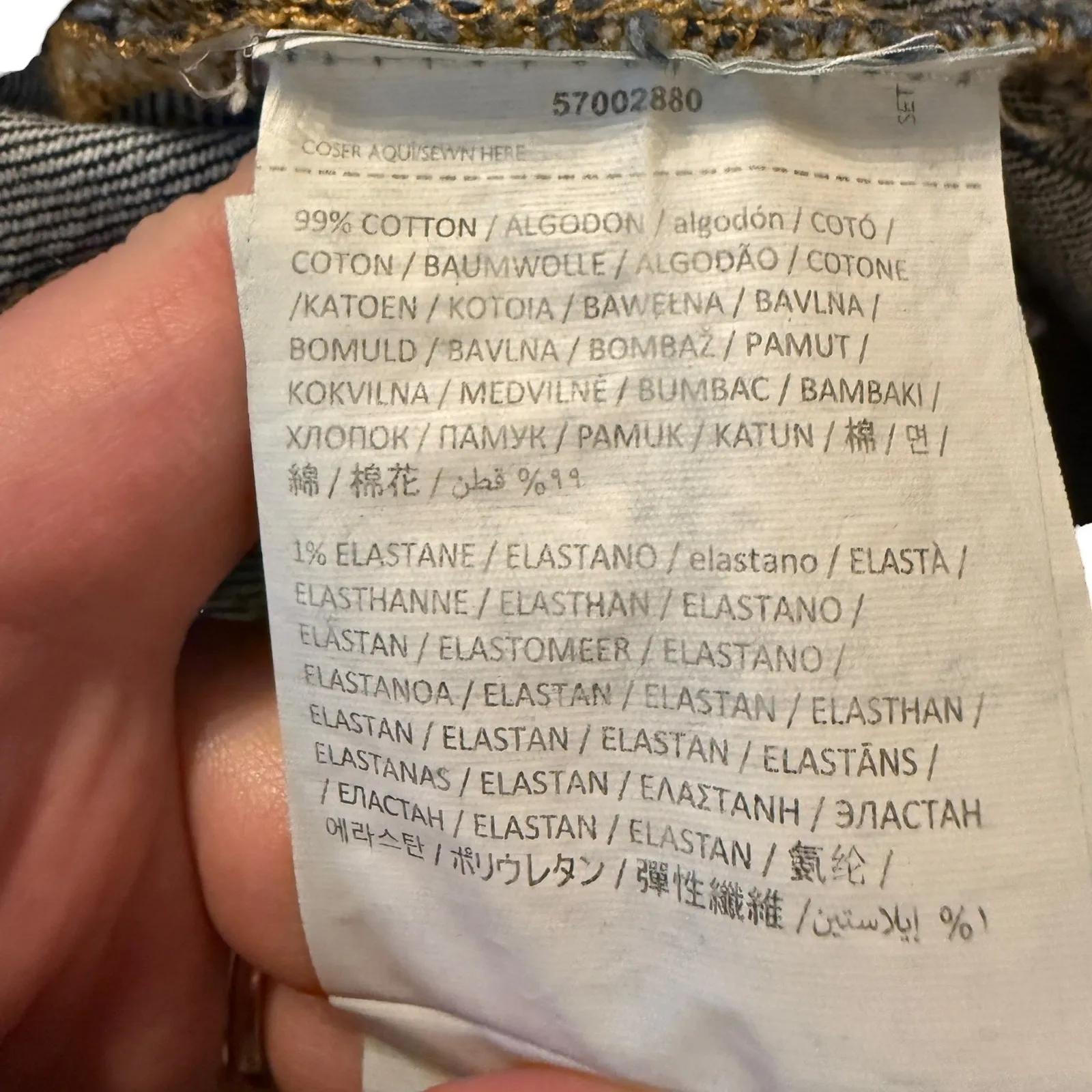 Mango MNG Clea Denim Shorts Women's Size 2 High Rise Blue Casual Summer Vintage - Image 6