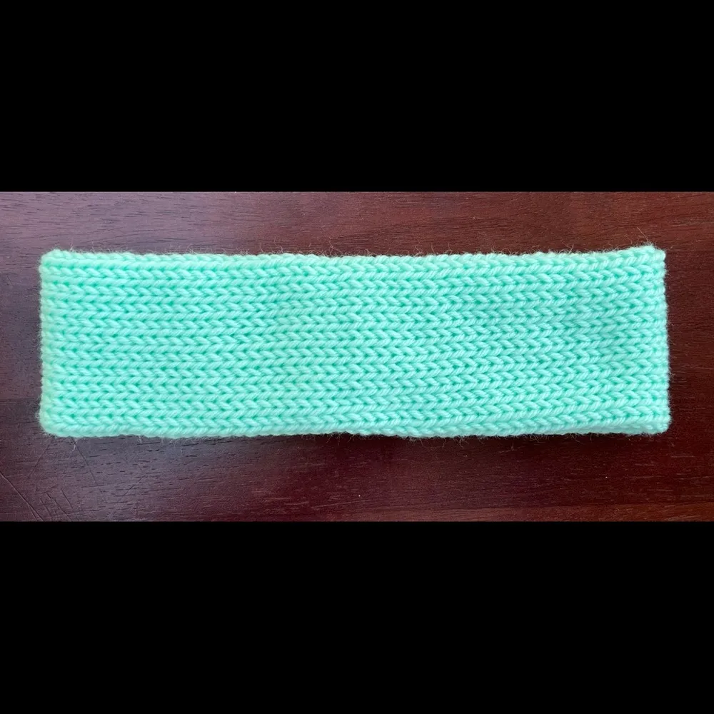 Turquoise Twisted Ear Warmer Headband New - Image 2