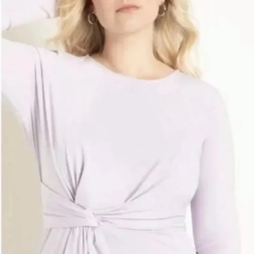 ELOQUII Lilac Midi Dress. - Image 3