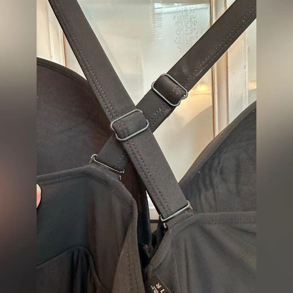 Torrid Black One-Piece Swimsuit Swim Dress Wireless Built in Bra Plus Size 1X - Image 6