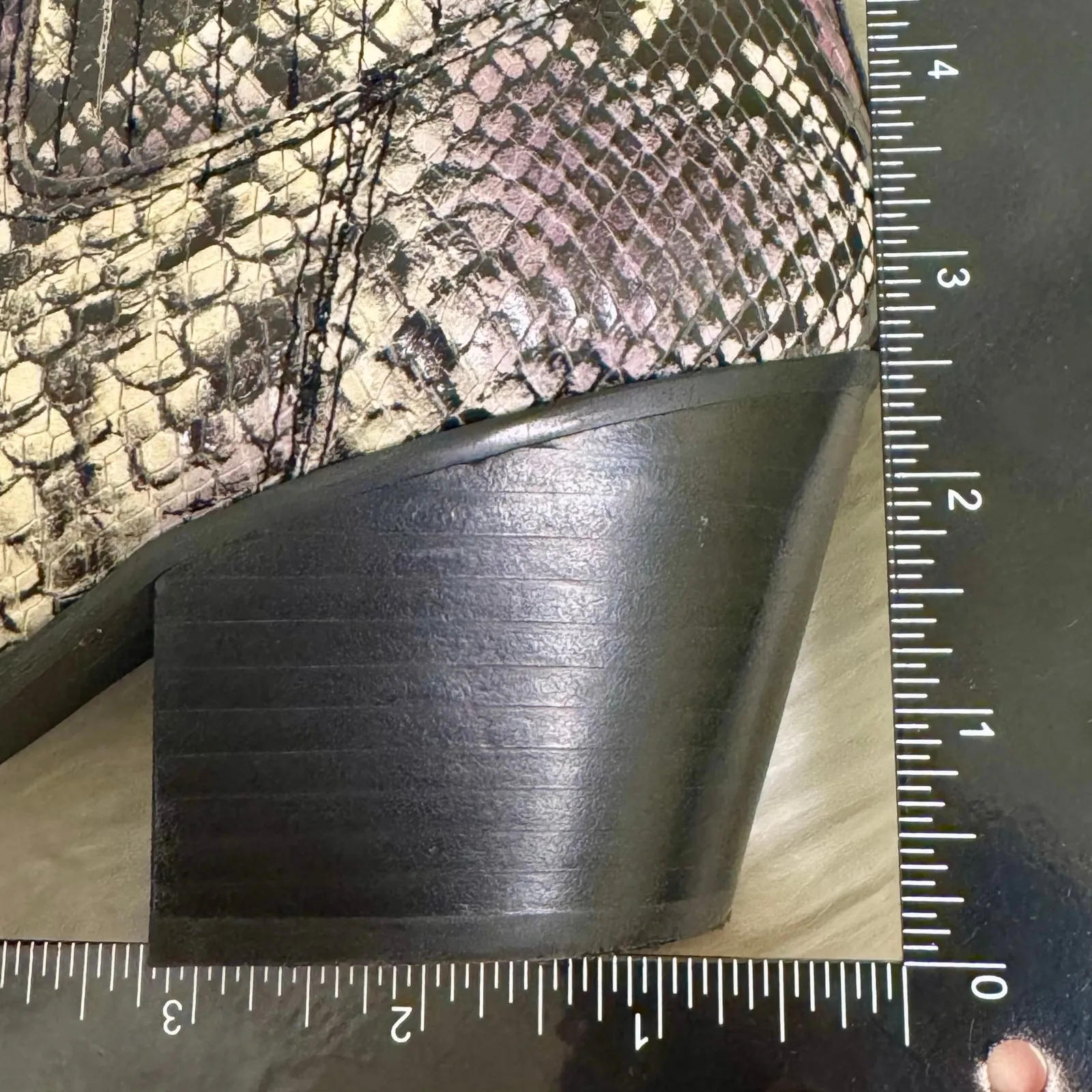 Sam Edelman Winona Berry White Snake Python Ankle Boot Cowboy Ecclectic Womens 8 - Image 15