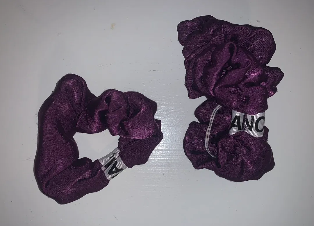 7 Piece Satin Pajama Set Purple Size L - Image 6