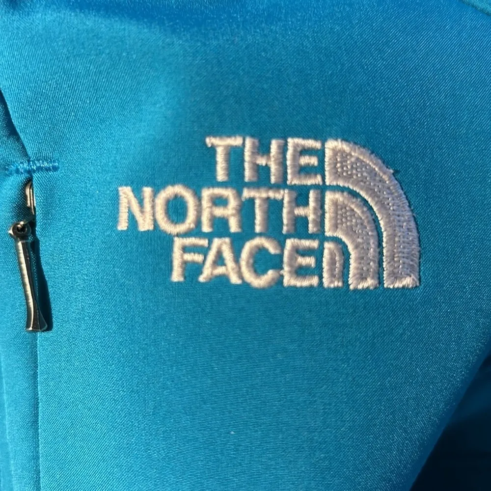 The North Face Womens Apex Bionic Jacket Full Zip Fleece Lined Turquoise Blue S - Image 6