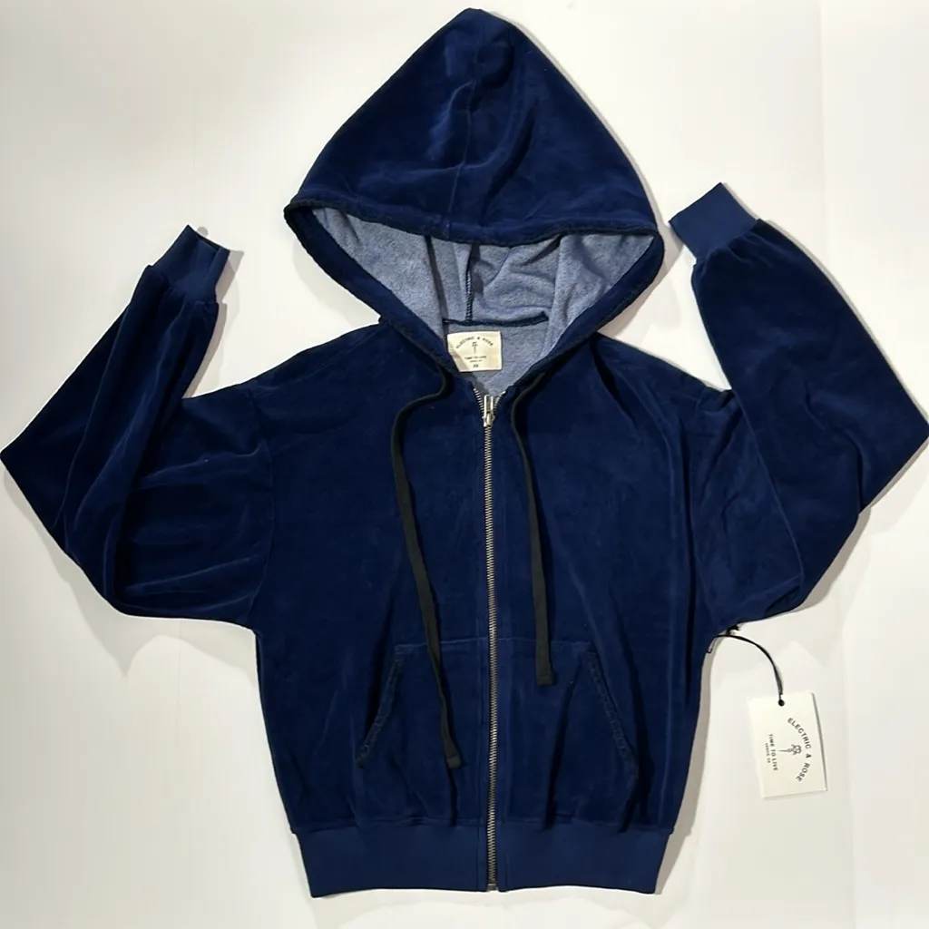 Electric & Rose Velour Sweatsuit Blue XS - Image 5