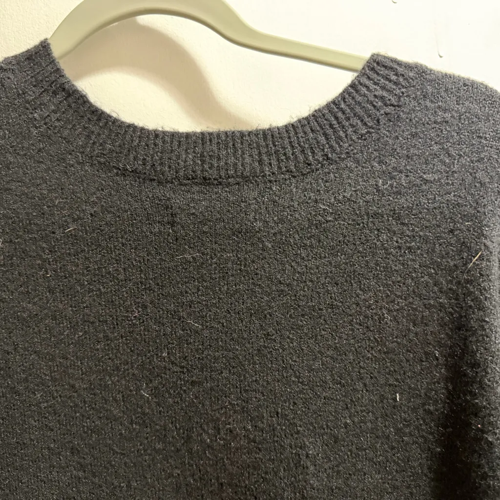 Nine West Black 3/4 Sleeve Sweater Dress floor length Sz M 44 inches long - Image 8