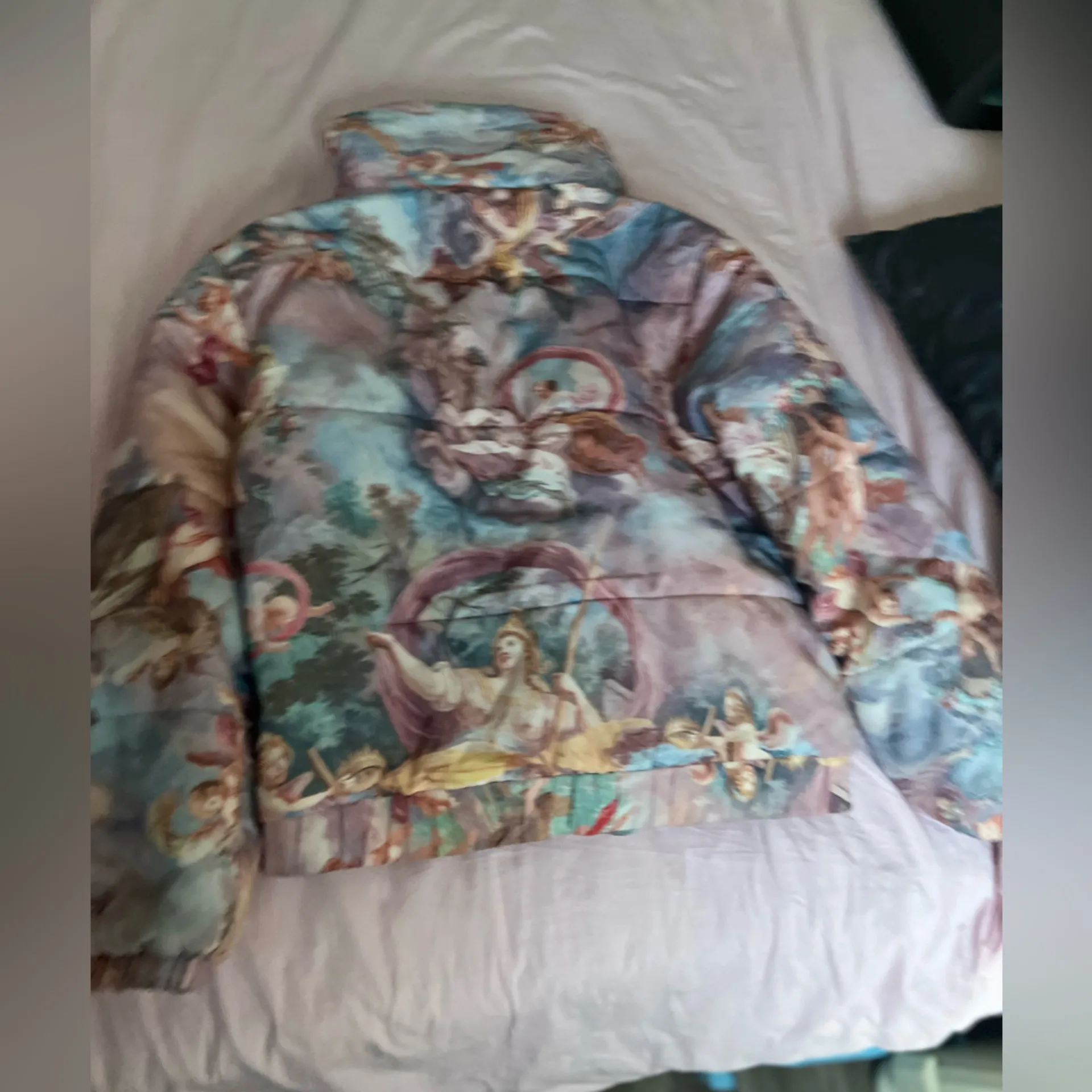 Forever 21 Multicolor Printed Puffer Jacket - Image 5