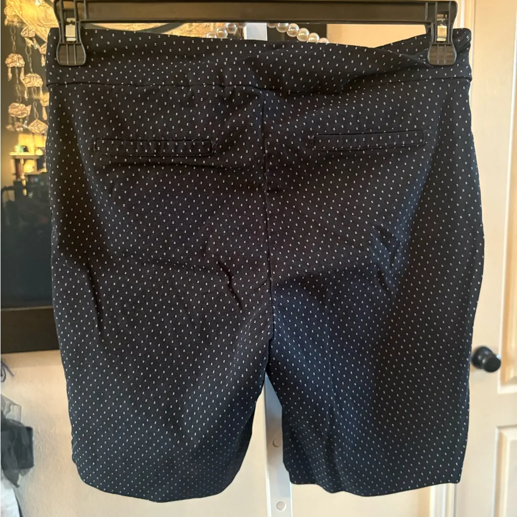 Hilary Radley Dark Blue Patterned shorts - Image 4