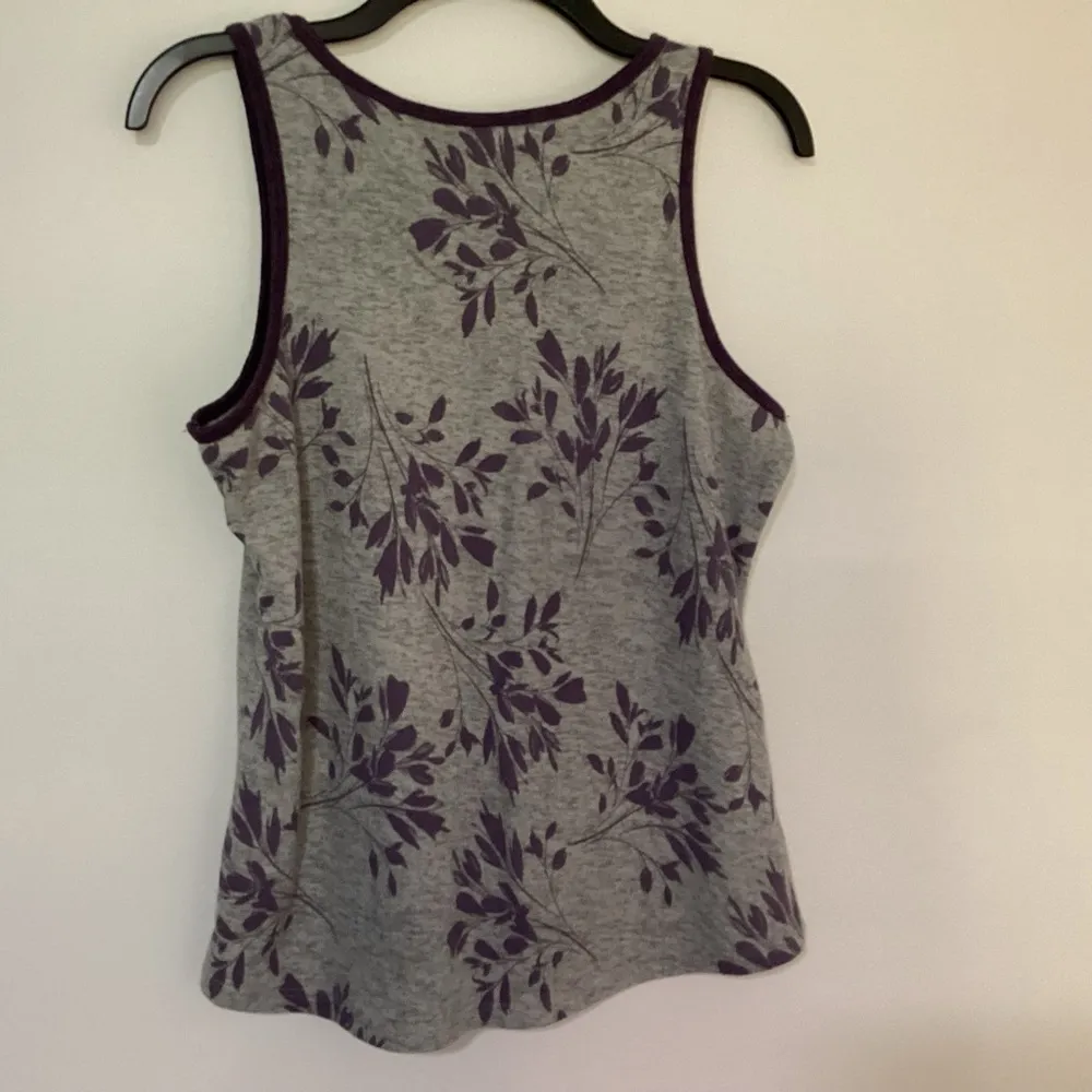 Live Love Lounge By Karen Neuburger Tank Top Large Purple - Image 2