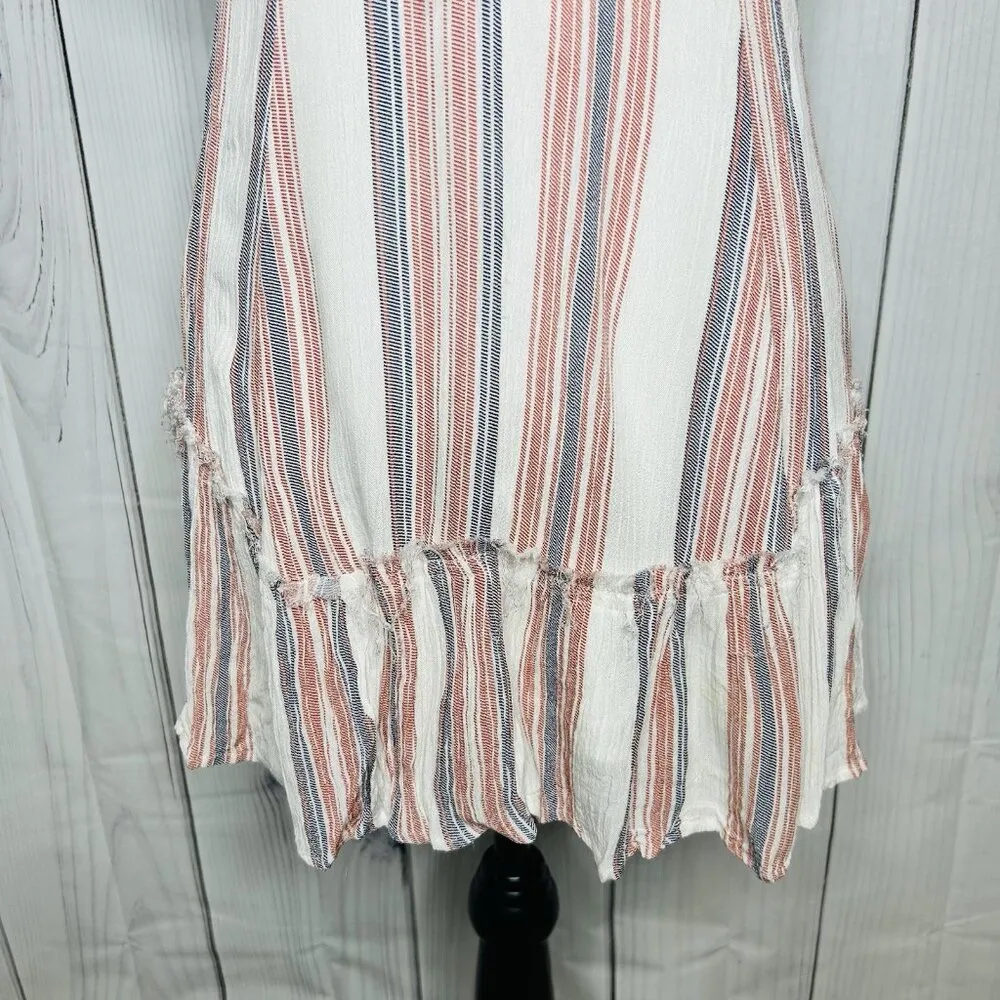 Cotton Candy LA Mini Dress Tie Front Dress Sz S Rayon Lined - Image 3