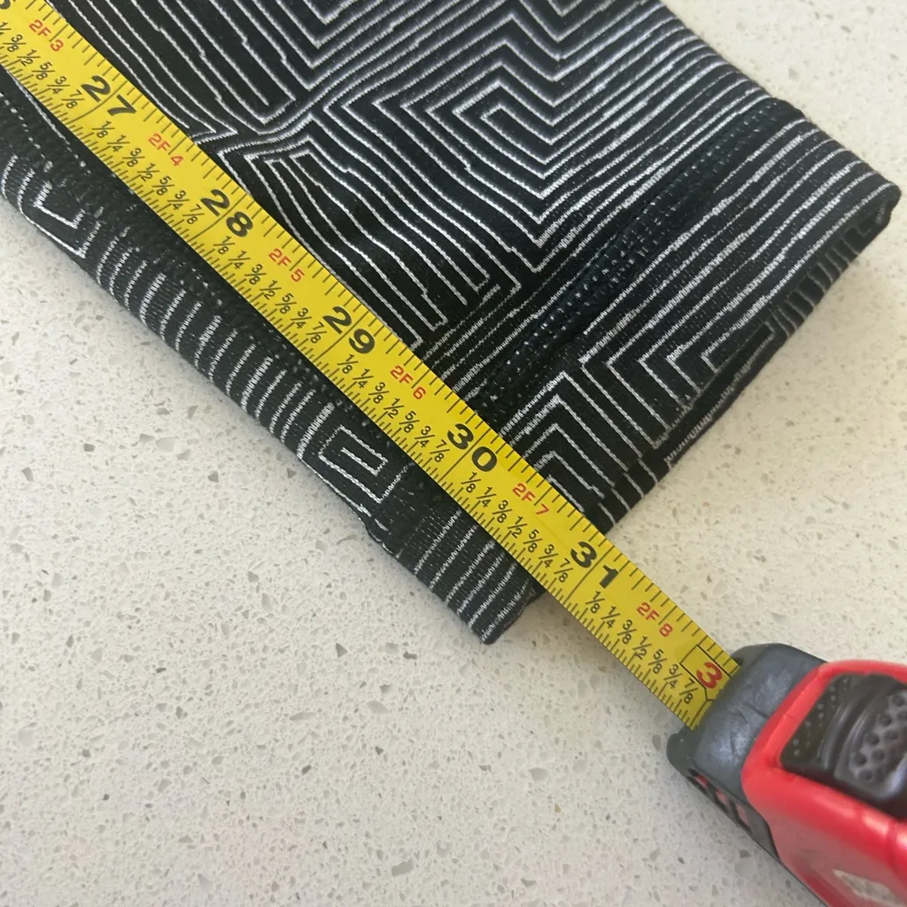 Lululemon Wunder Under Pant Hi-Rise Maze Jacquard White Black Leggings 6 - Image 8