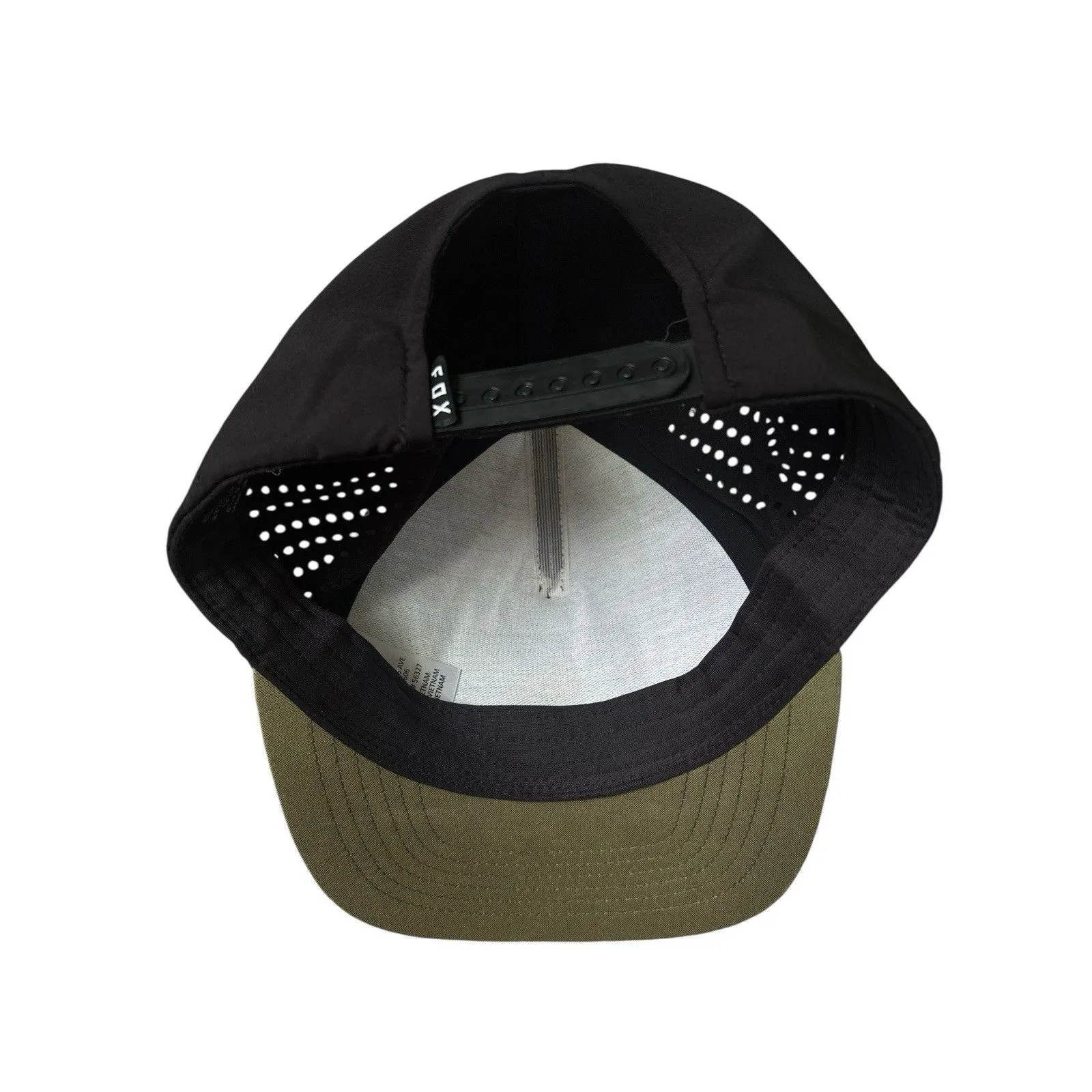 Fox Racing  Trucker Mesh Hat Snapback Cap Adjustable Green & Black Patch Logo - Image 3