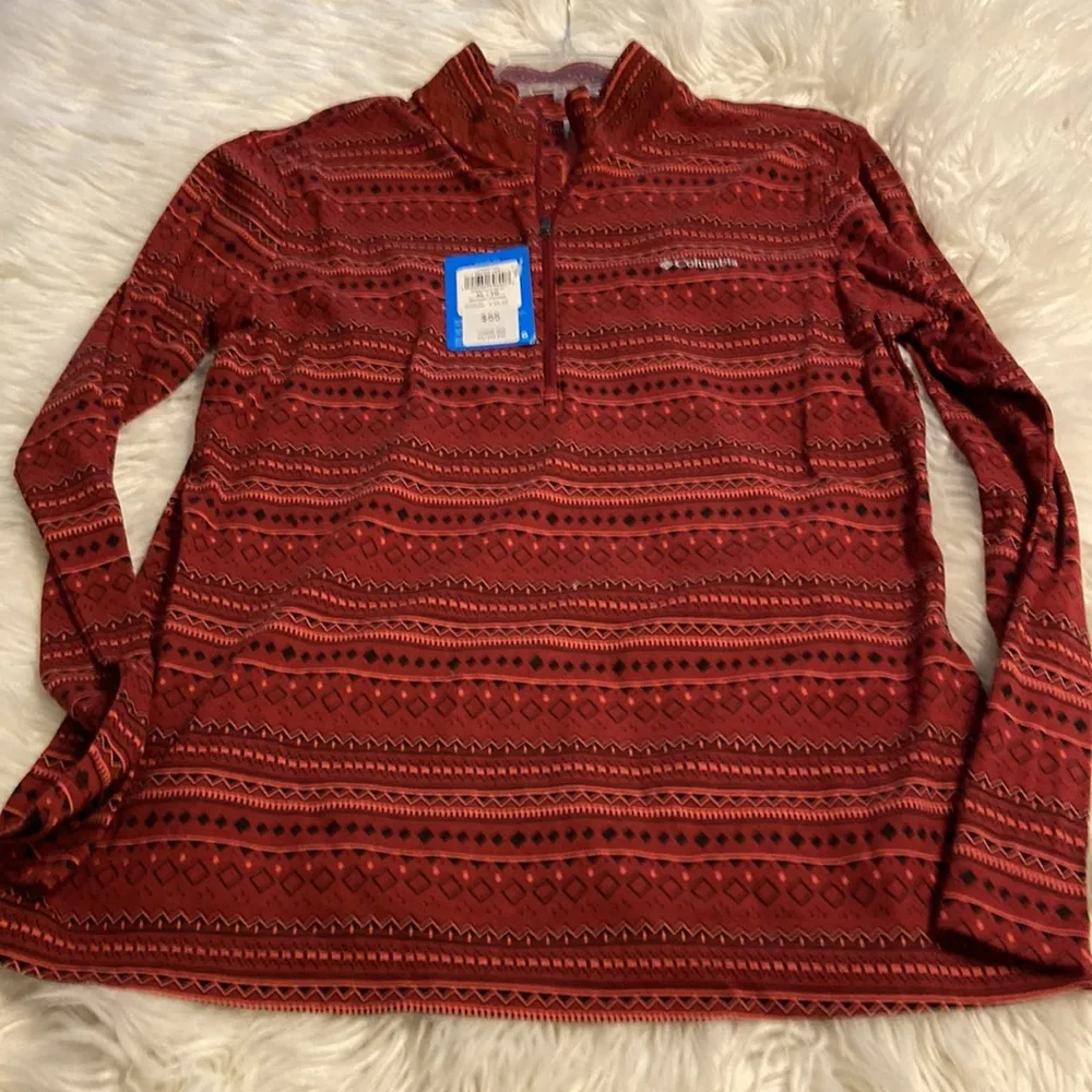 Columbia Women Drifted Snow half zip Shirt size XL brand new - Image 9