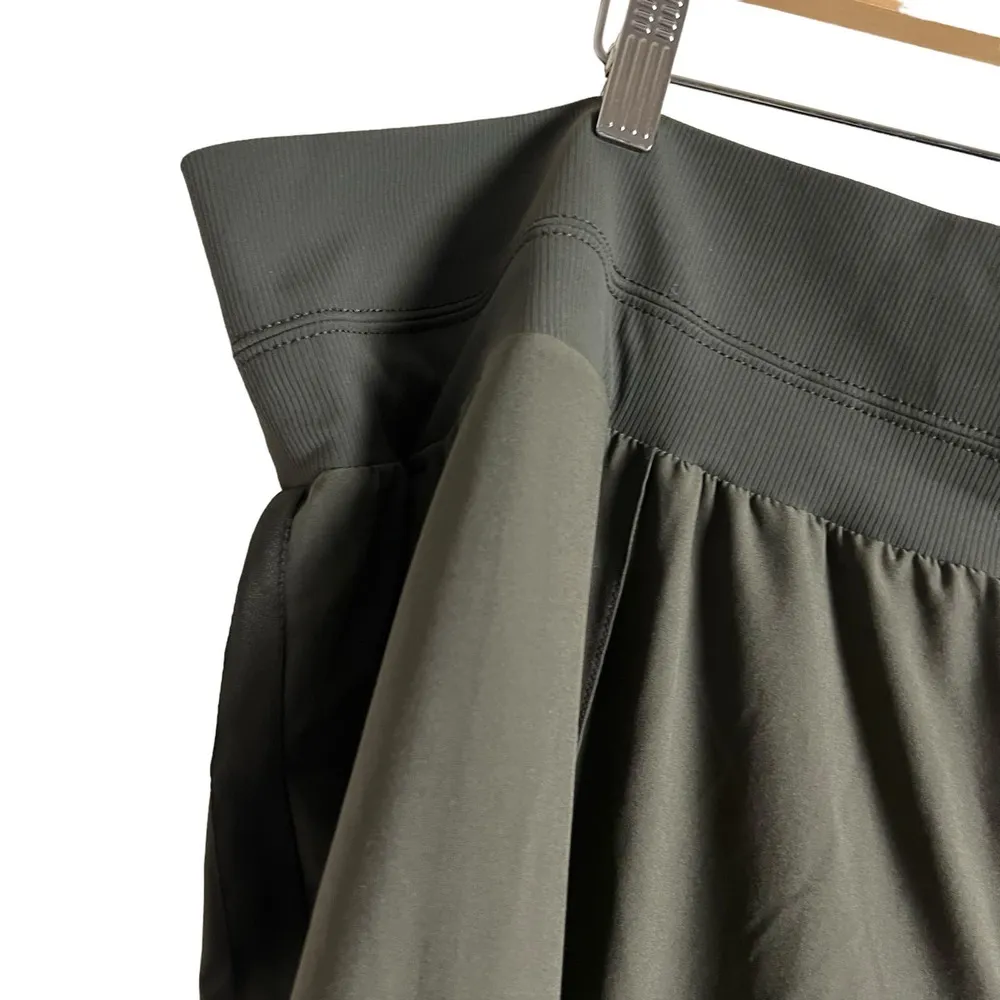 Athleta Nolita Wide Leg Olive Green Pants Plus Size 24 - Image 5