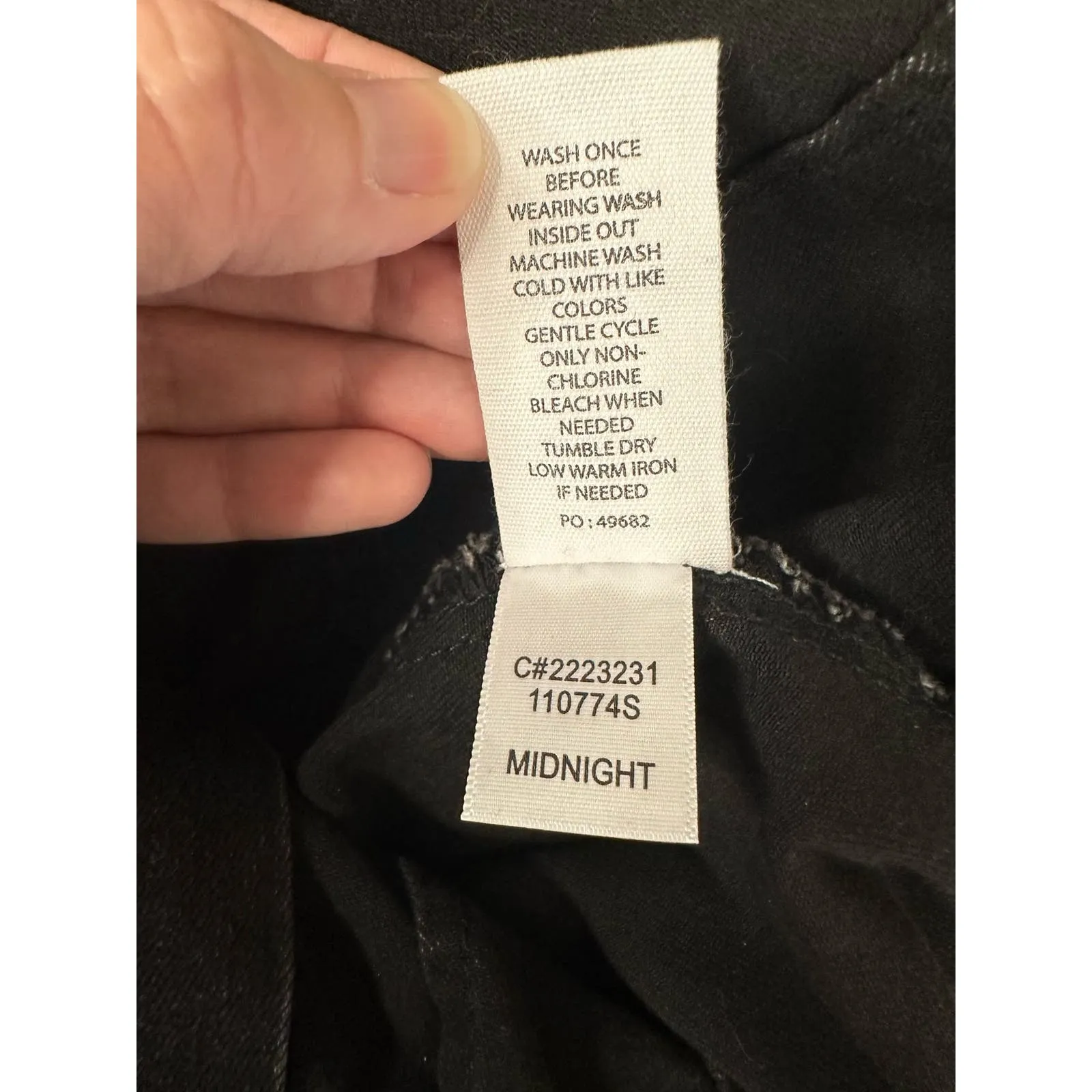 Arula NWT High Rise Flares in‎ Midnight Size 10 Black - Image 7