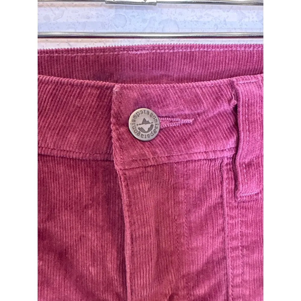 Patagonia Purple Fuschia Grand Pitch Corduroys EUC Sz 28 Pockets Organic Cotton - Image 4