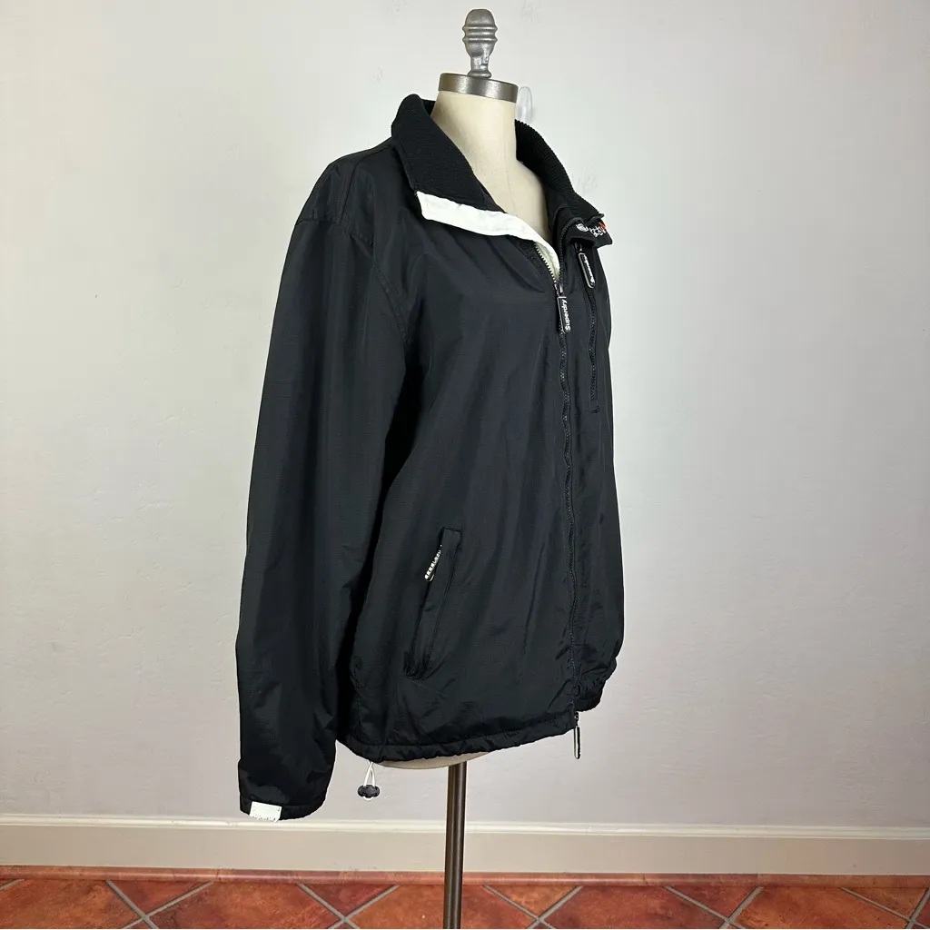 Superdry  Women’s Windhiker Black and White Jacket - Image 4