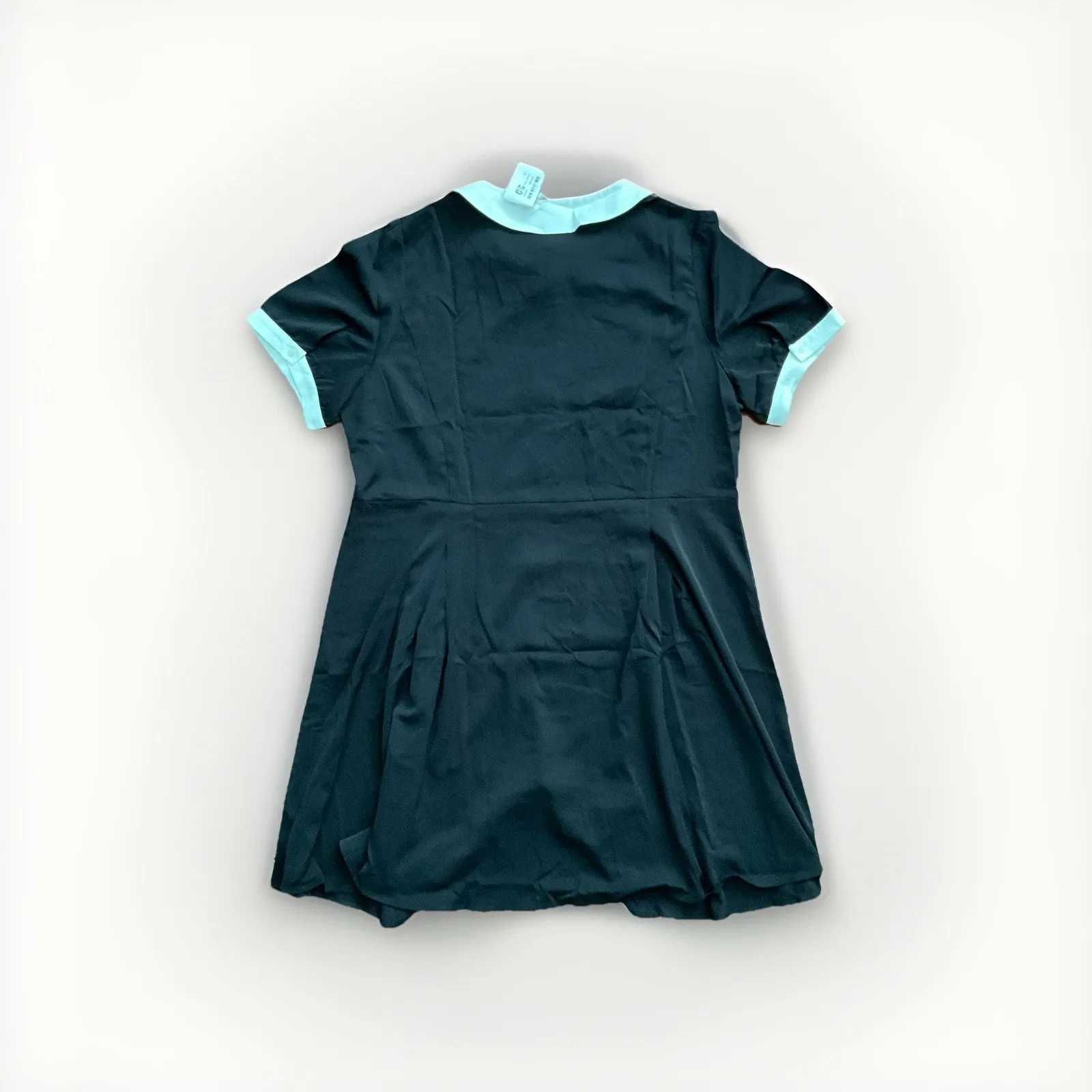 New Allegra K Sissy Maid Uniform Dress XL Fit & Flare Cosplay Work Play Gothic - Image 3