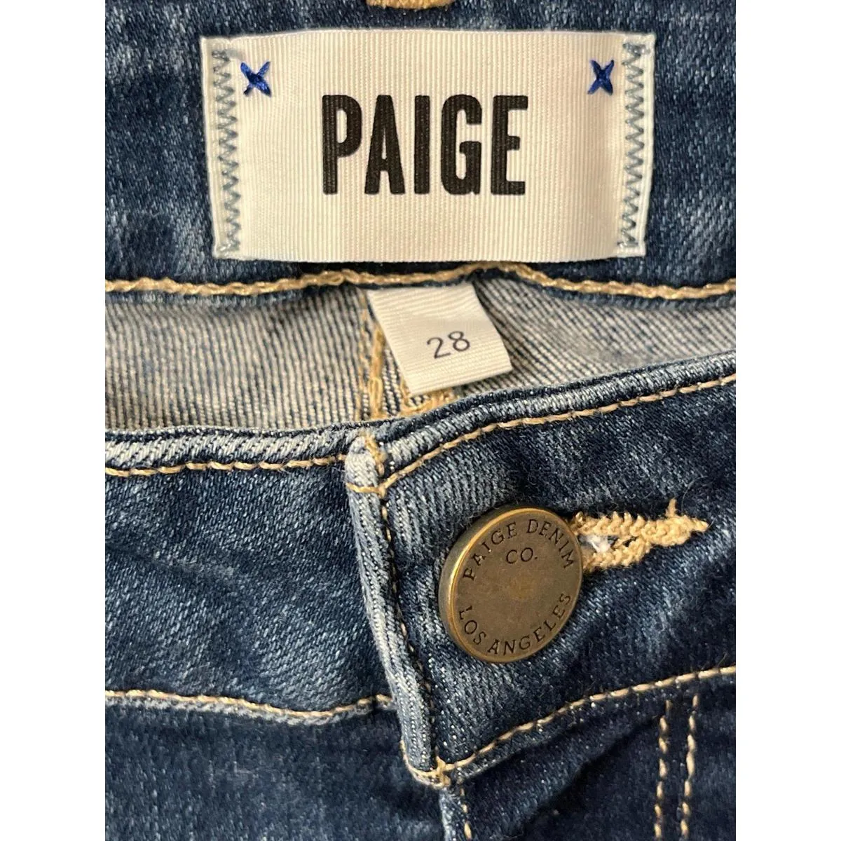 PAIGE jeans Skyline Ankle Peg size 28 - Image 3