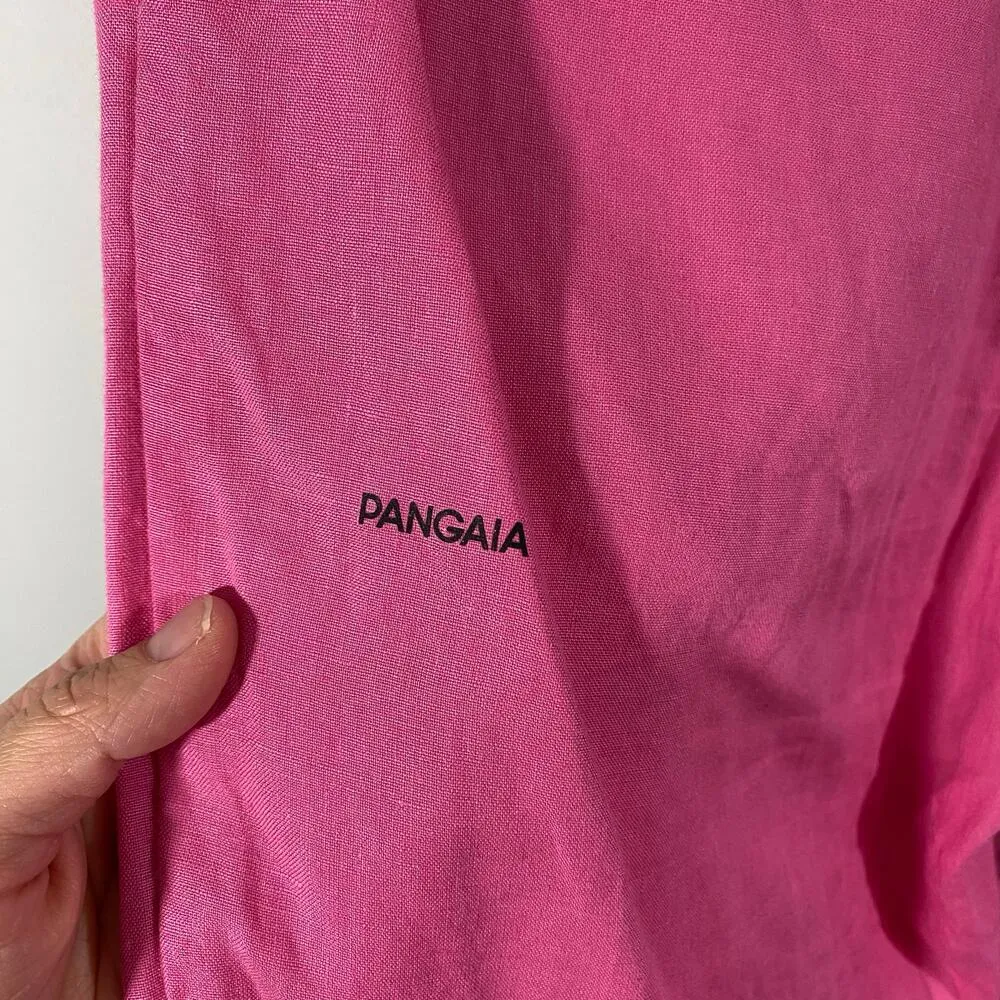 Pangaia Women's Pink Aloe Infused Linen Jogger Pants Size XS - Image 3