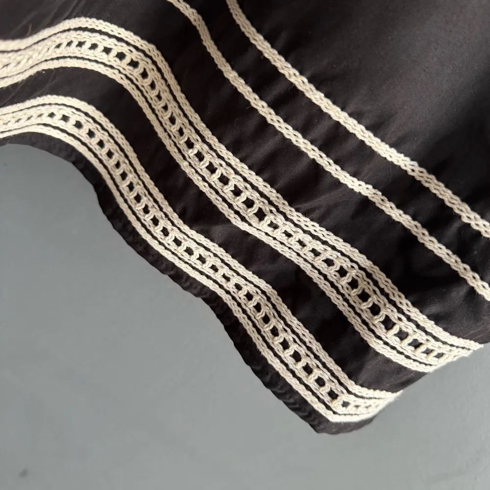 NWT She + Sky Isla Black Embroidered Puff Sleeve Dress - Image 4