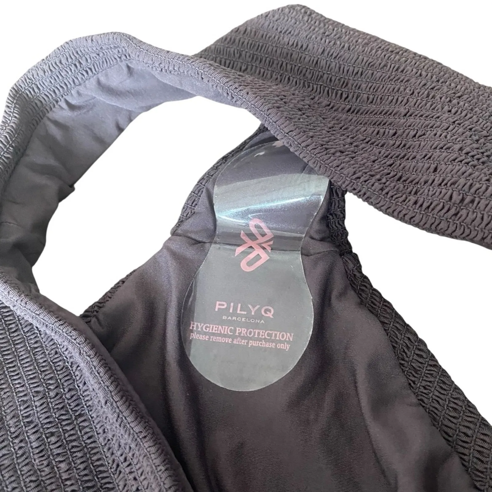 Pilyq Brown Coco Smocked Bikini NWTs size large - Image 11