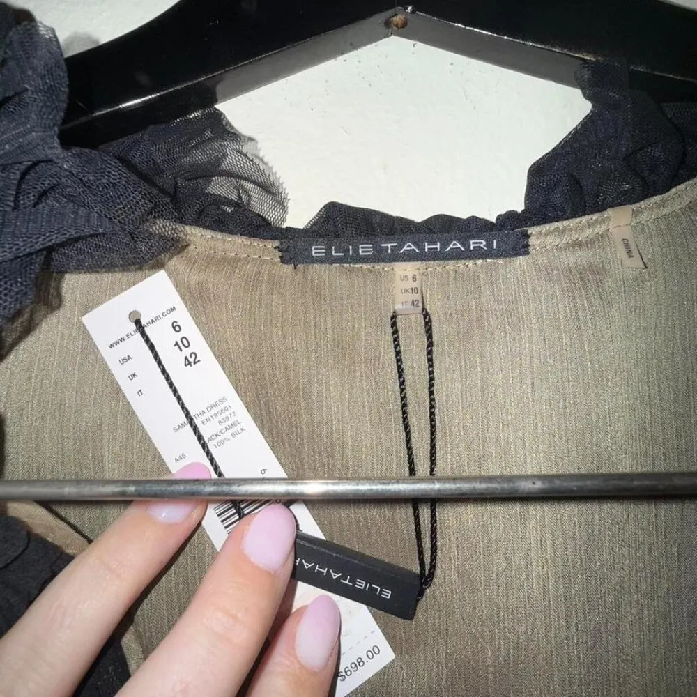 Elie Tahari silk dress - Image 4