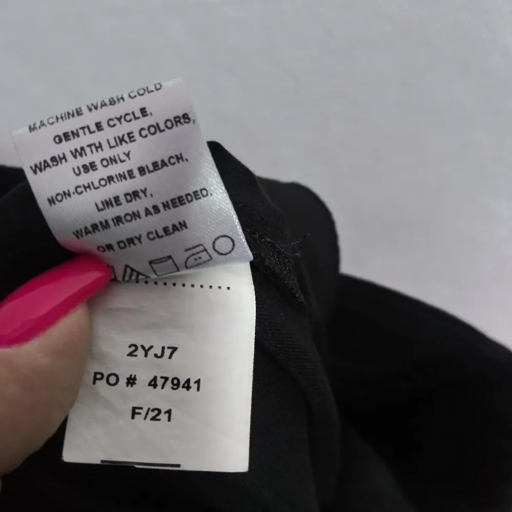 Orvis Casual Black Cuffed Pull On Ankle Pants Size Small - Image 8