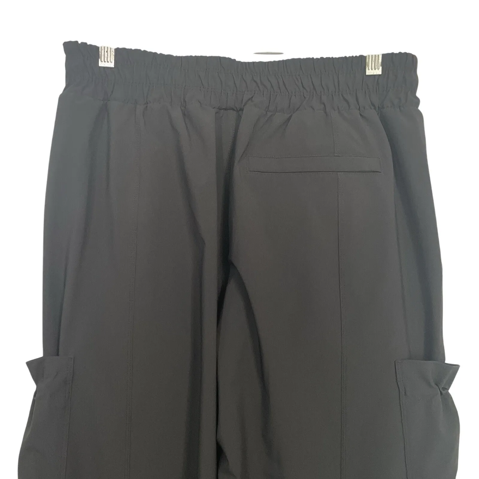 Athleta Stay Fly Pant Black Drawstring Cargo‎ Pocket Athletic Jogger - Image 7