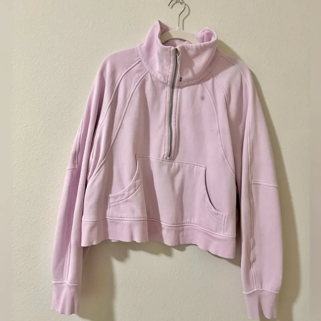 Scuba Oversized Funnel-Neck
Half Zip meadowsweet pink - Image 2