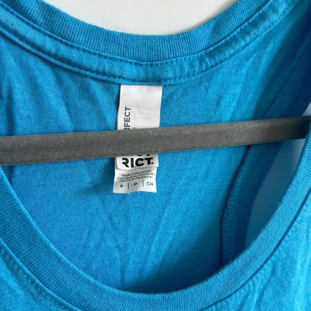 District Women's Size S Racerback Tank Top Aqua Turquoise Blue Casual Basic - Image 4