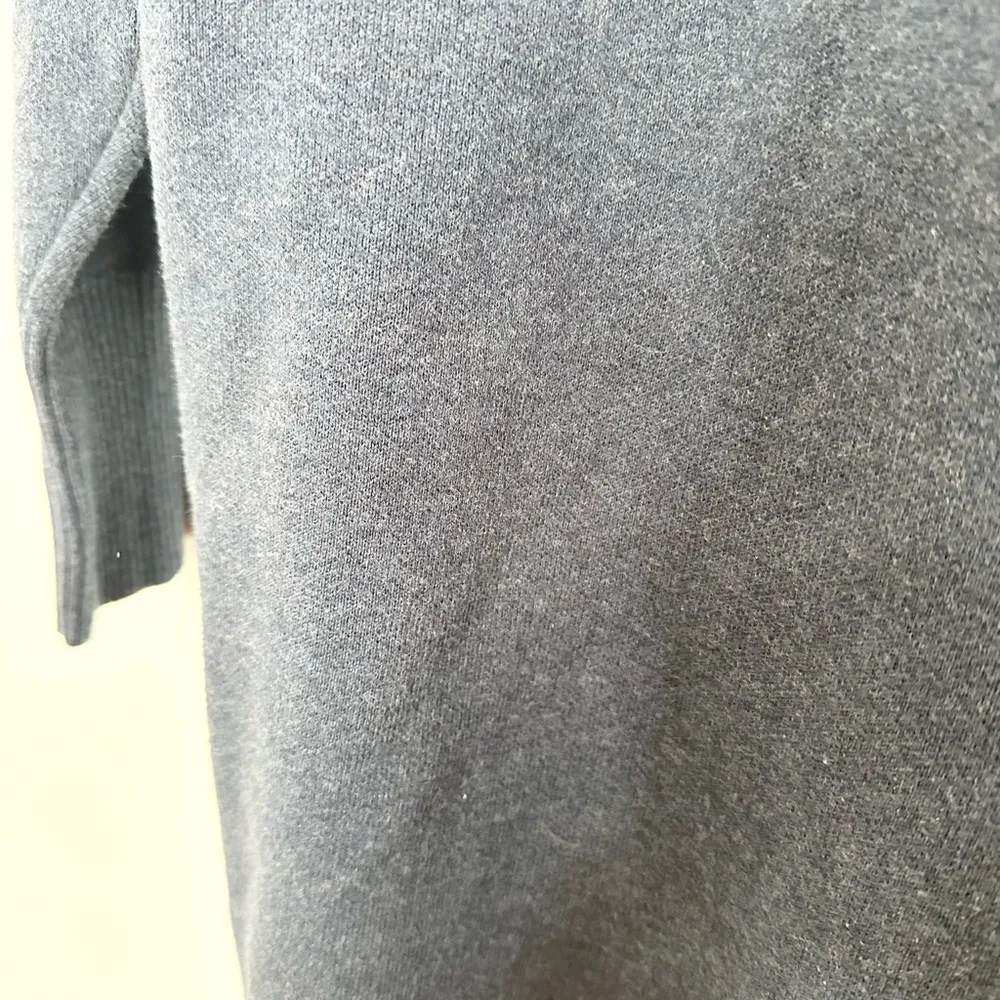 Wrap London blue pullover knit dress shift size 12 long sleeves - Image 5