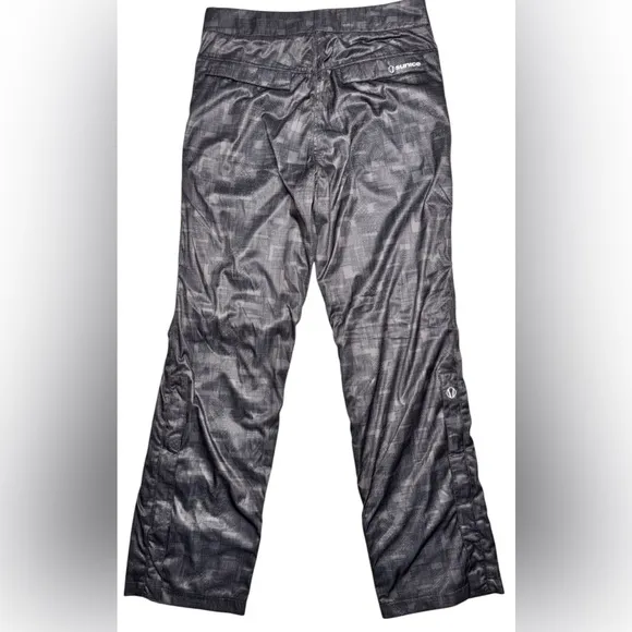 Sunice Tornado Flex Vent Golf Pants Womens Medium Gray Geometric Waterproof - Image 8